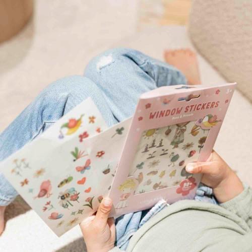 STICKERS ROSA- Adesivi senza colla